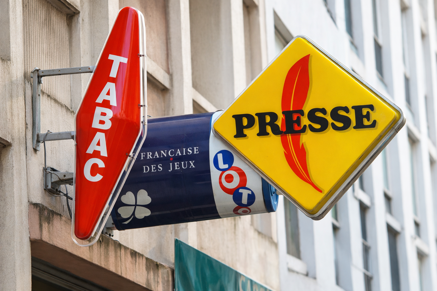 Enseigne tabac presse